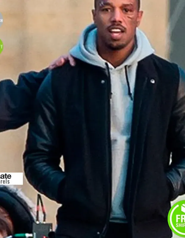 Creed Michael B Jordan (Adonis Creed) Hood Jacket Creed Michael B Jordan (Adonis Creed) Hood Jacket