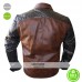 Criss Angel Designers Brown Quilted Biker Jacket
