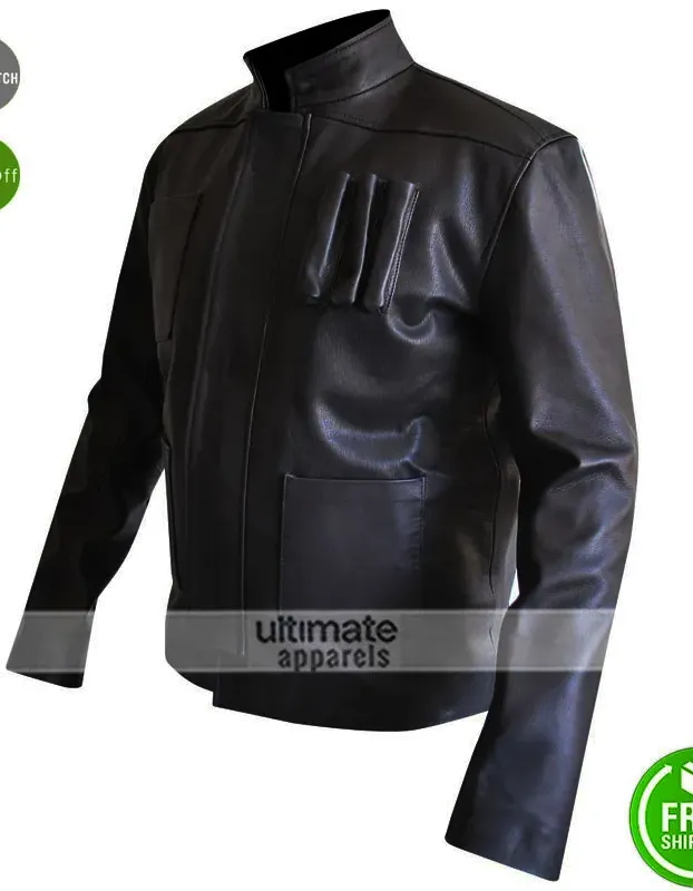 Star Wars Han Solo Force Awakens Leather Jacket Star Wars Han Solo Force Awakens Leather Jacket