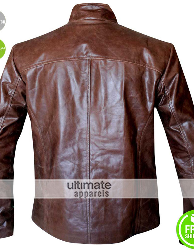  Star Wars Han Solo Force Awakens Leather Jacket