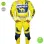 Honda Camel Yellow Motorcycle Racing Suit Jacket