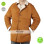 Men Classic Sheepskin Camel Brown Coat 