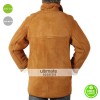 Men Classic Sheepskin Camel Brown Coat Men Classic Sheepskin Camel Brown Coat