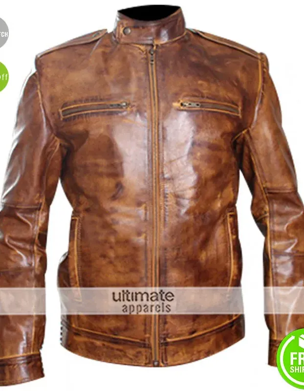 Men Designer Rider Bronze Leather Jacket Men Designer Rider Bronze Leather Jacket