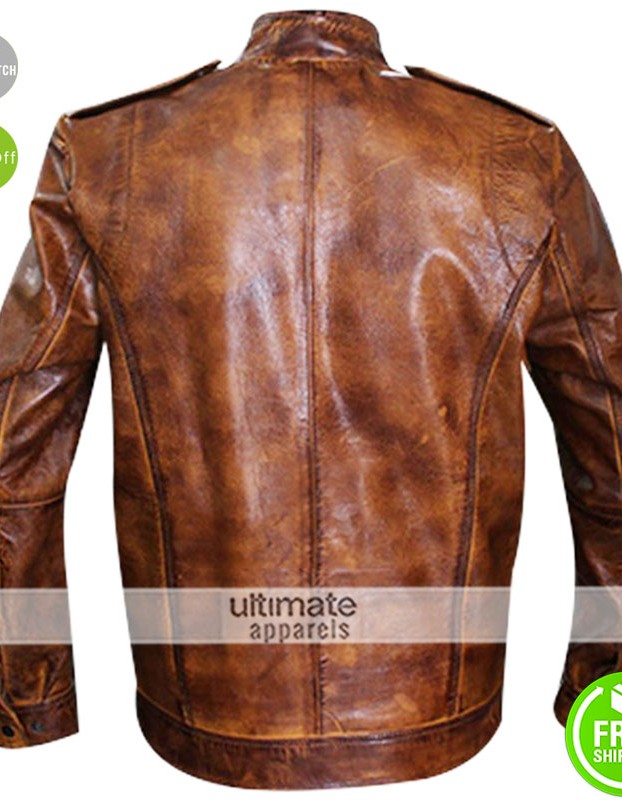 Men Designer Rider Bronze Leather Jacket Men Designer Rider Bronze Leather Jacket