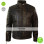 Men Retro Vintage Distressed Leather Jacket