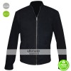 Men Suede Black Formal Style 2016 Fashion Jacket 
