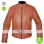 Men’s Slim Fit Light Brown Faux Leather Jacket 