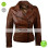 Real Lambskin Brown Biker Women Vintage Jacket