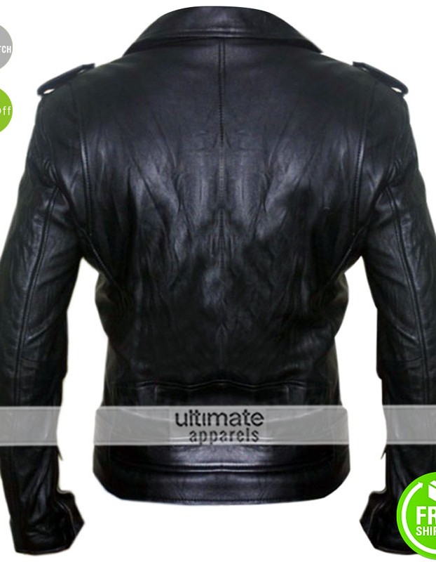 Ryan Gosling Black Biker Leather Jacket Ryan Gosling Black Biker Leather Jacket