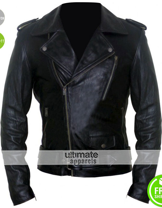 Ryan Gosling Black Biker Leather Jacket Ryan Gosling Black Biker Leather Jacket