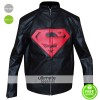 Superman 2016 Synthetic Black/Red Leather Jacket Superman 2016 Synthetic Black/Red Leather Jacket