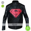 Superman 2016 Synthetic Black/Red Leather Jacket