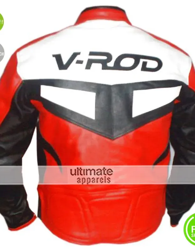 V ROD Men Wear Motorcycle Leather Jacket V ROD Men Wear Motorcycle Leather Jacket