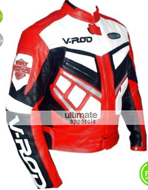 V ROD Men Wear Motorcycle Leather Jacket V ROD Men Wear Motorcycle Leather Jacket
