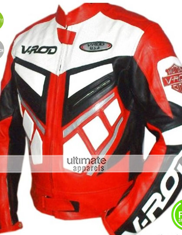 V ROD Men Wear Motorcycle Leather Jacket V ROD Men Wear Motorcycle Leather Jacket