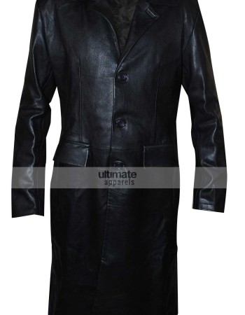 Angel David Boreanaz Black Leather Blazer Jacket Clothing