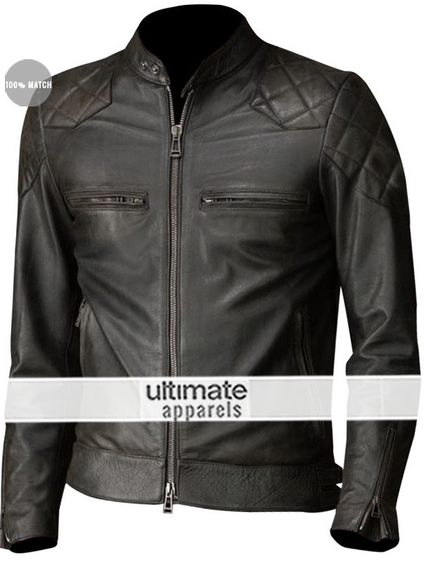 David Beckham Into The Unknown Motorcycle Black Jacket