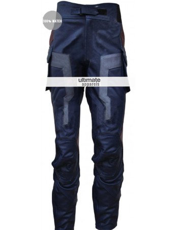Captain America Winter Soldier Chris Evans Leather Pant