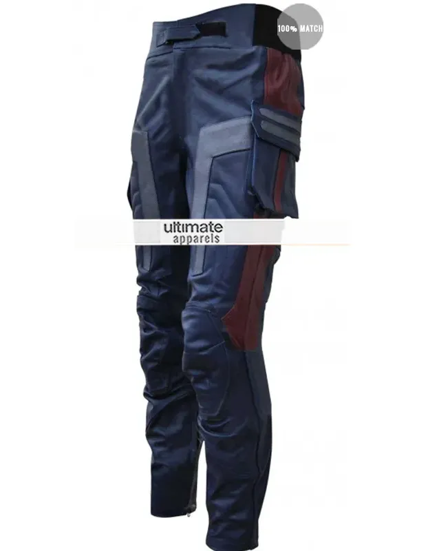 Captain America Winter Soldier Chris Evans Leather Pant