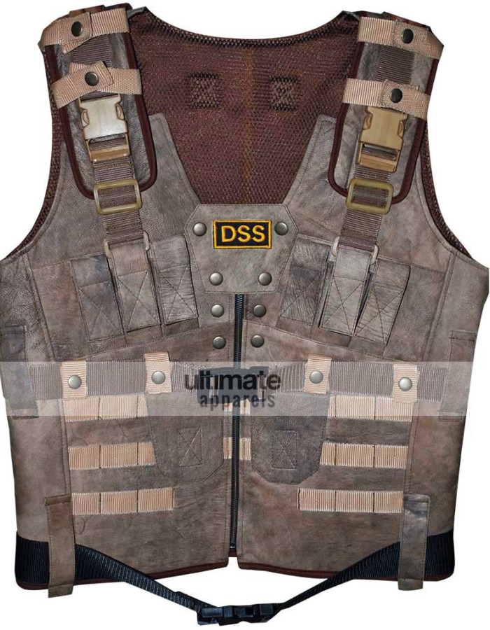 DSS Men's Brown Suede Leather Vest DSS Men's Brown Suede Leather Vest