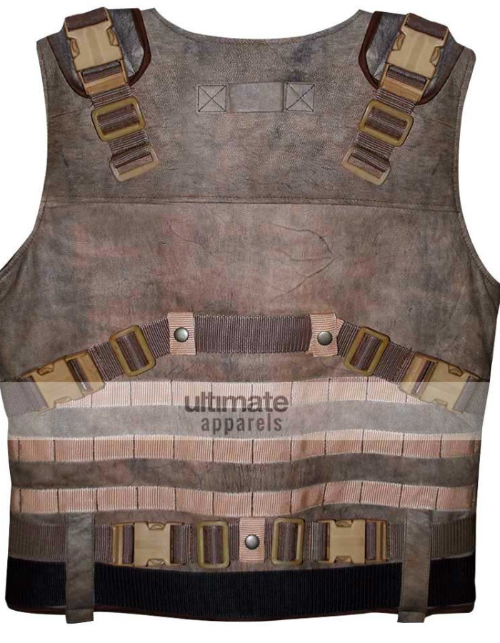 DSS Men's Brown Suede Leather Vest DSS Men's Brown Suede Leather Vest
