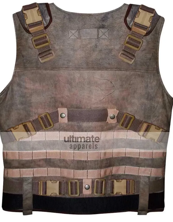 DSS Men's Brown Suede Leather Vest DSS Men's Brown Suede Leather Vest