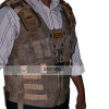 DSS Men's Brown Suede Leather Vest DSS Men's Brown Suede Leather Vest