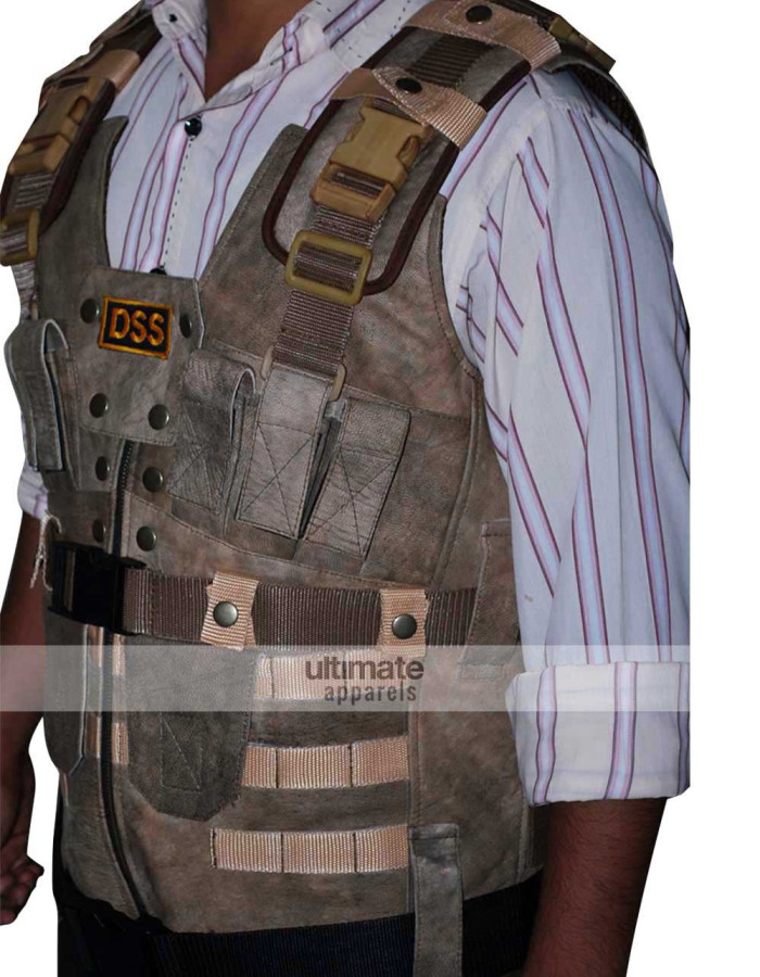 DSS Men's Brown Suede Leather Vest DSS Men's Brown Suede Leather Vest