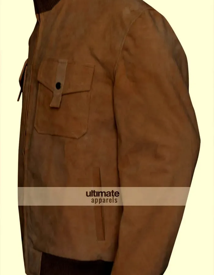 San Andreas Dwayne Johnson Brown Bomber Jacket San Andreas Dwayne Johnson Brown Bomber Jacket