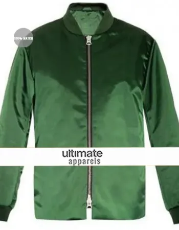 Ellie Goulding Green Bomber Jacket