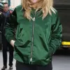 Ellie Goulding Green Bomber Jacket