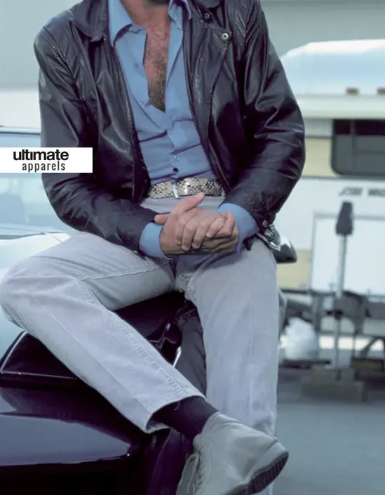 Knight Rider David Hasselhoff Black Jacket Knight Rider David Hasselhoff Black Jacket