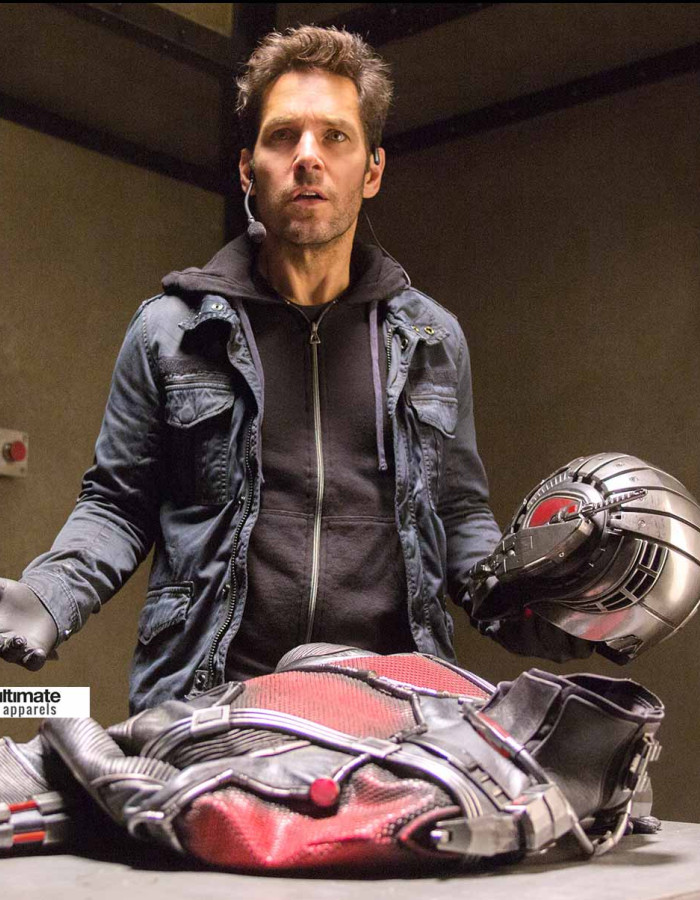 AntMan Movie Paul Rudd (Scott Lang) Black Jacket
