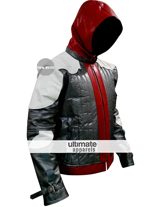 Batman Arkham Knight Game Red Hood Costume Jacket Batman Arkham Knight Game Red Hood Costume Jacket