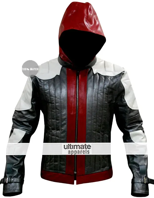 Batman Arkham Knight Game Red Hood Costume Jacket Batman Arkham Knight Game Red Hood Costume Jacket
