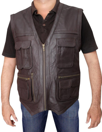Jurassic World Chris Pratt Leather Vest