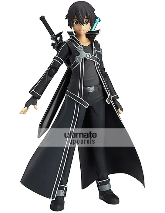 Sword Art Online Kirito Black Cosplay Jacket Costume