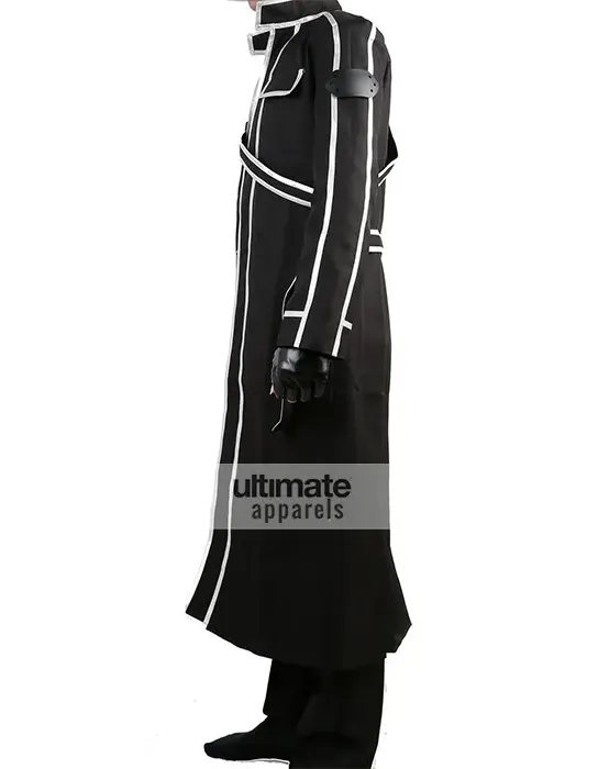 Sword Art Online Kirito Black Cosplay Jacket Costume