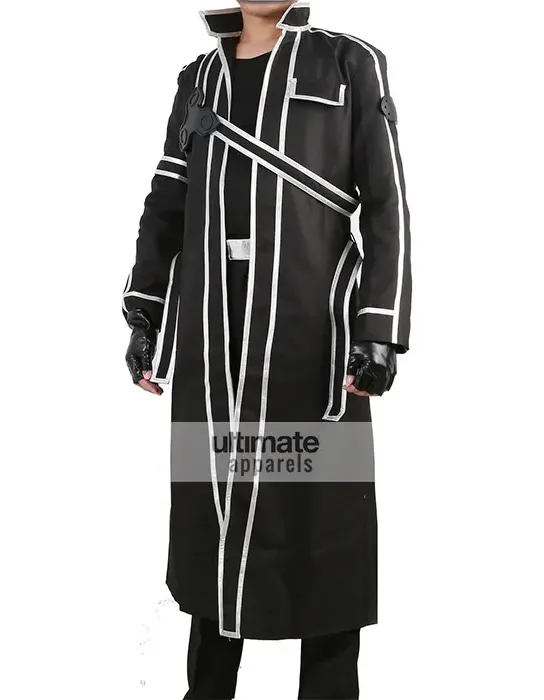 Sword Art Online Kirito Black Cosplay Jacket Costume
