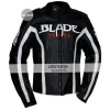 Blade Trinity Motorcycle Black Leather Jacket Blade Trinity Motorcycle Black Leather Jacket