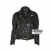 Sienna Miller Burberry Black Biker Leather Jacket