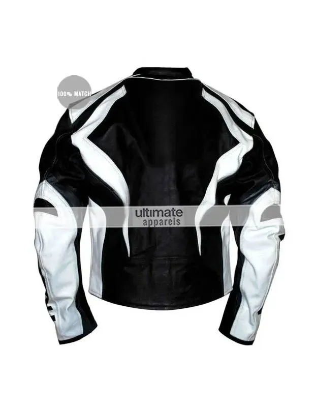 Triumph Viper Paddock Black/White Motorcycle Jacket Triumph Viper Paddock Black/White Motorcycle Jacket