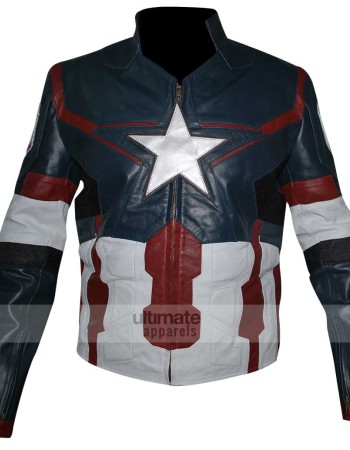 Avengers Age of Ultron Captain America New Costume Jacket
