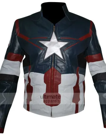 Avengers Age of Ultron Captain America New Costume Jacket