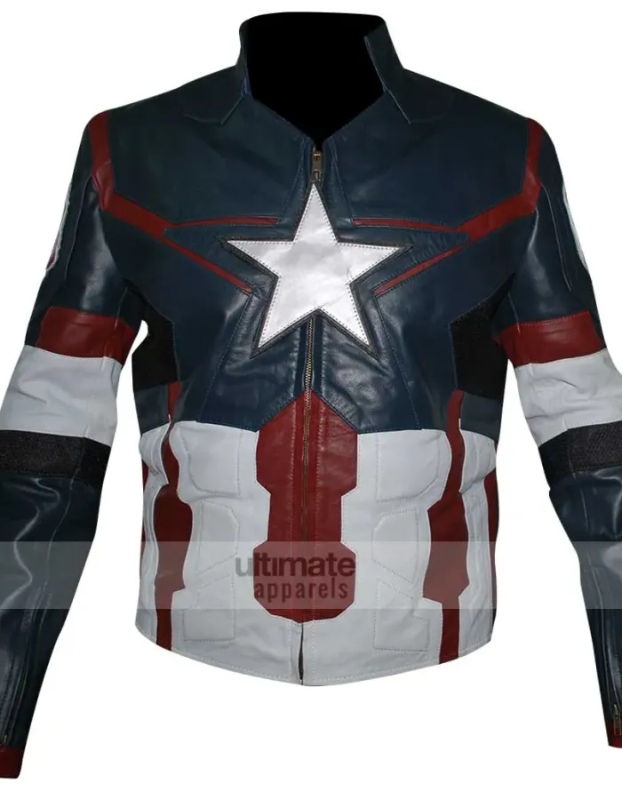 Avengers Age of Ultron Captain America New Costume Jacket Avengers Age of Ultron Captain America New Costume Jacket