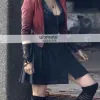Avengers Age of Ultron Scarlet Witch Red Leather Jacket