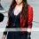 Avengers Age of Ultron Scarlet Witch Red Leather Jacket