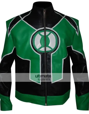 Green Lantern Ryan Reynolds Comics Motorcycle Jacket