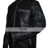 Tom Cruise Distressed Black Motorcycle Leather Jacket Tom Cruise Distressed Black Motorcycle Leather Jacket